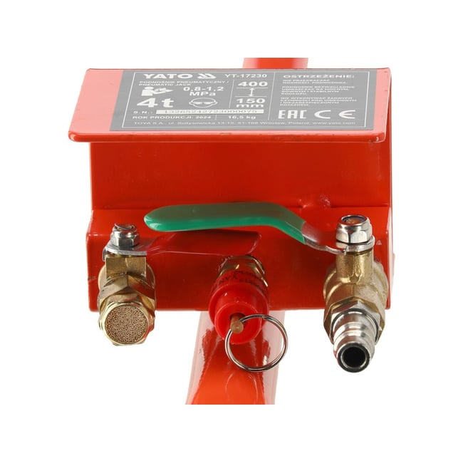 Cric pneumatic, perna de aer, 4T, Yato YT-17230