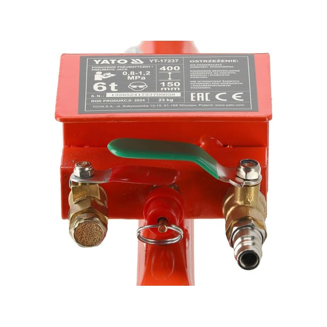 Cric pneumatic, perna de aer, 6T, Yato YT-17237