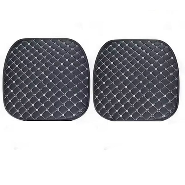 Set 2 huse auto pentru sezut fata, super soft, gri / alb