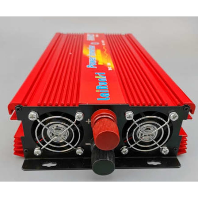 Invertor tensiune 12V-220V Lairun, 3000 W, putere continua 2000 W