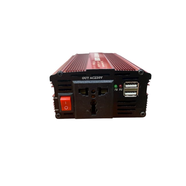 Invertor tensiune 12V-220V, 1000 W, ventilator racire, indicator led, protectie supraincalzire