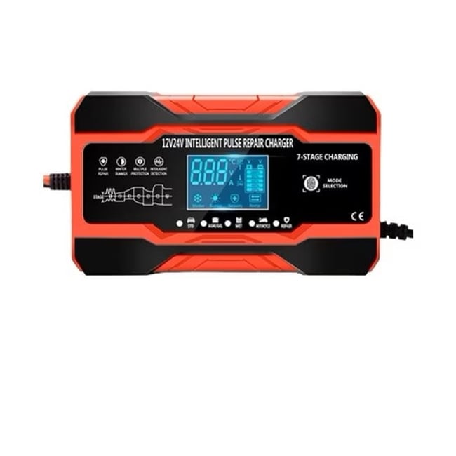 Redresor Auto Inteligent, 12V-24V, Digital 7 cicluri de incarcare, Auto Smart