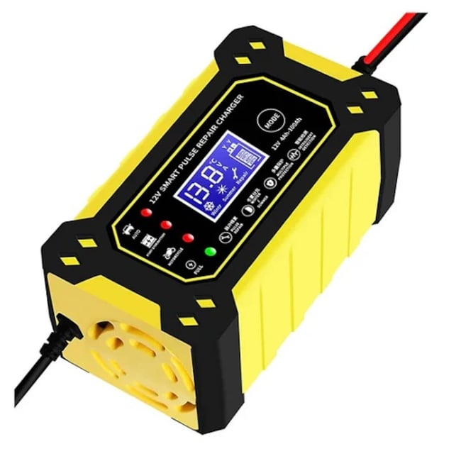 Redresor Auto, Incarcator Inteligent Automat Digital, LCD, Pentru Baterie Auto, Moto, 12V, 6A, 2Ah-100Ah, Functie Reparare