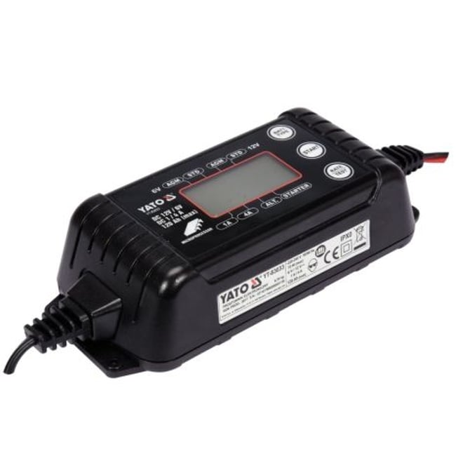Redresor digital 6/12v, 1/4a, 120ah Yato YT-83033