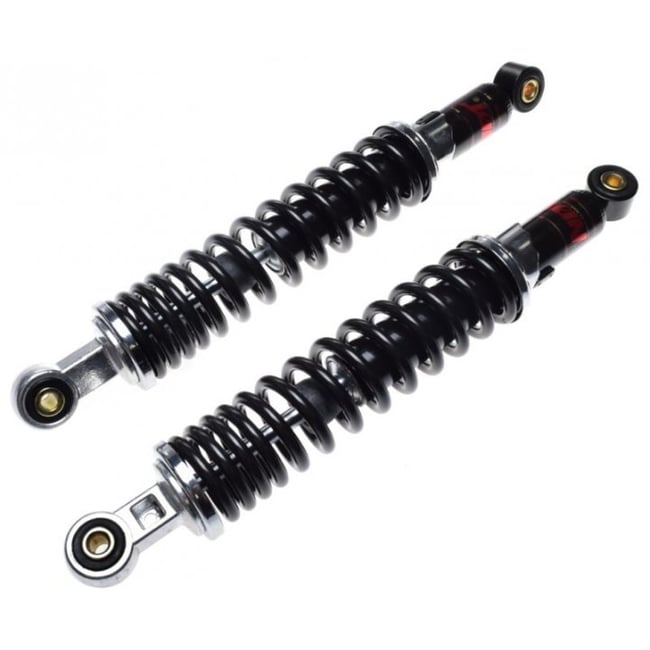 Set 2 amortizoare, ATV, moto scuter, prindere bucsa - bucsa 335mm