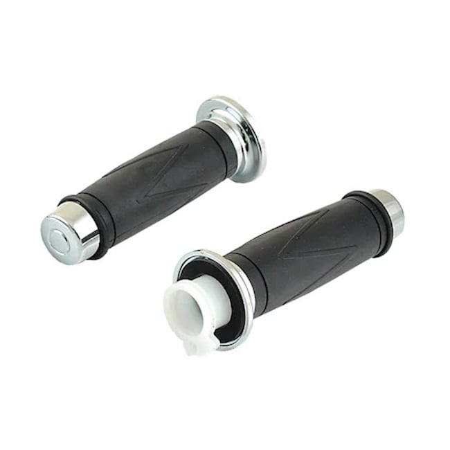 Mansoane ghidon moto, cauciuc, negre, model 4