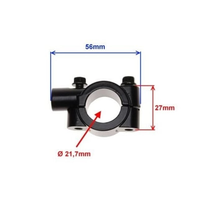 Set adaptor prindere oglinzi colier - surub (Ø 8mm)
