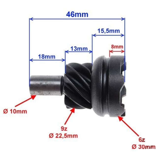 Rac pornire scuter Peugeot - Honda 50cc