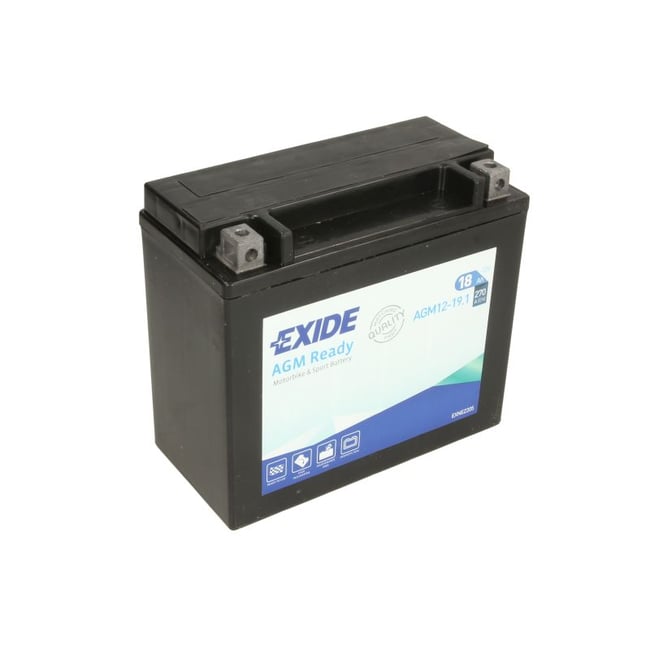 Baterie moto, 12V 18 Ah, 270A Exide Ready Agm YTX20HL-BS