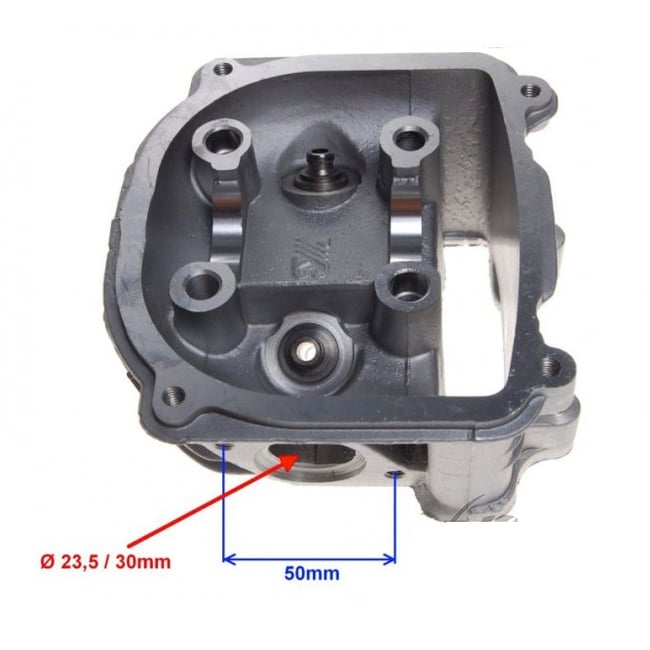 Chiulasa scuter 4T GY6 150cc, 57,40 mm