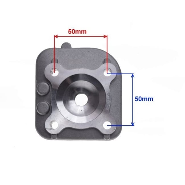 Chiulasa scuter Yamaha Jog, MBK, Aprilia, Malaguti Orizontal 80cc, 47mm