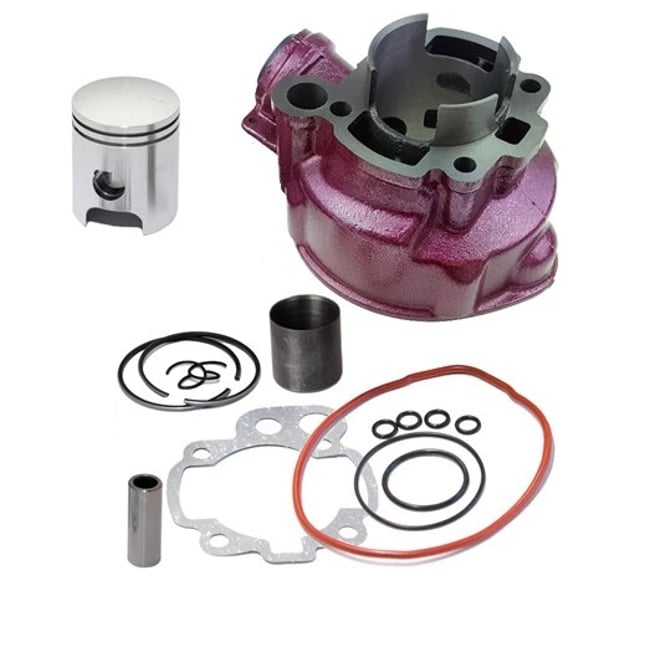 Set motor / kit cilindru scuter Yamaha AM6, TZR, Rieju 90cc 2T, 49 mm, racire apa, model cu 2 segmentI