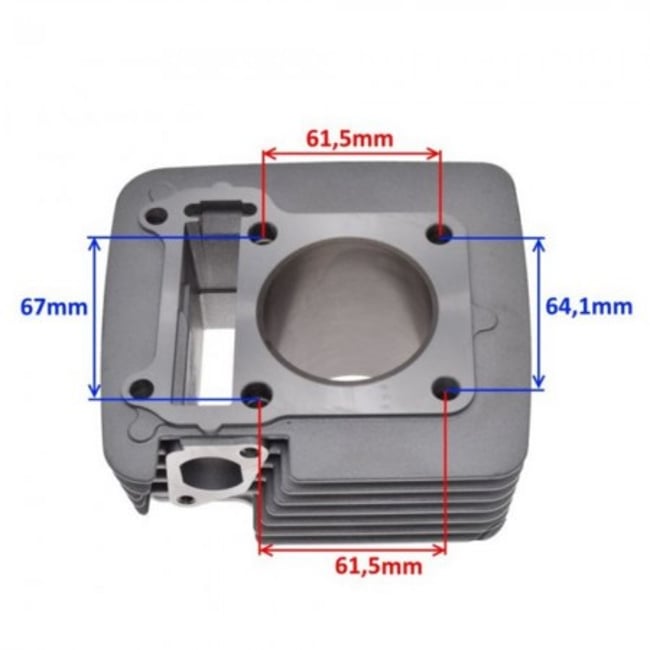 Set motor / kit cilindru Yamaha TT-R, XT, YBR 150cc (1982-2020) 4T, 57.4mm