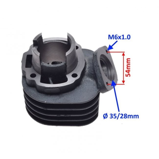 Set motor / kit cilindru scuter Honda ZX 50, AF 34, AF 35 50cc 2T, 40 mm, racire pe aer