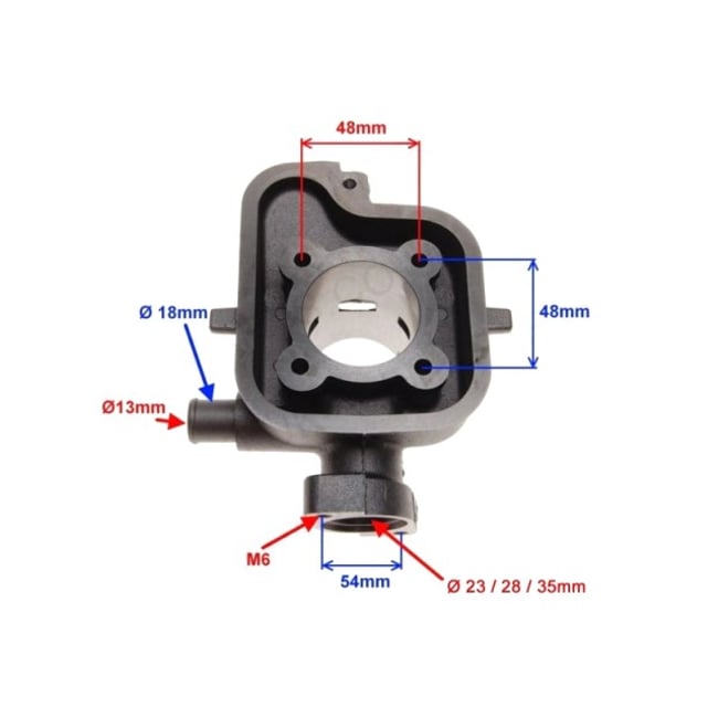 Set motor / kit cilindru scuter Peugeot Ludix, Jet Force 50cc 2T, 40 mm, racire apa