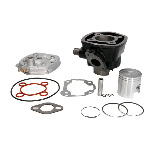 Set motor + chiulasa scuter Yamaha Aerox, Aprilia SR, Malaguti 80cc, 47mm, racire apa