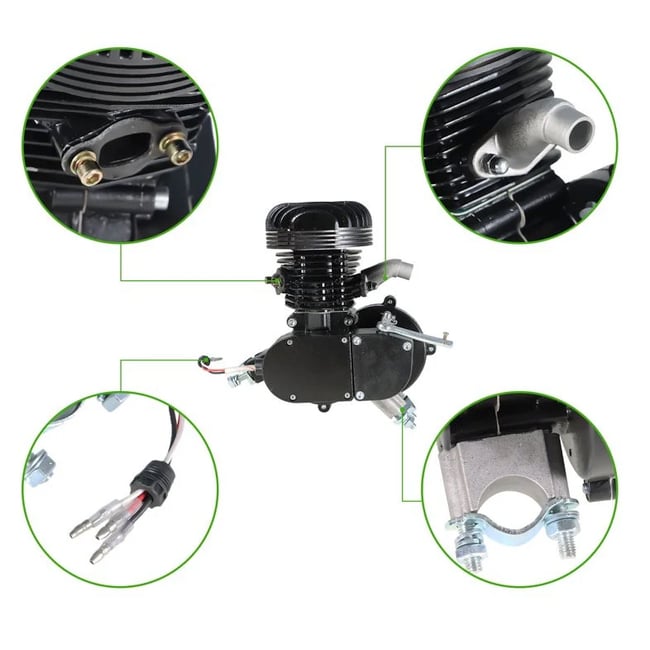 Kit motor bicicleta 100cc 2 Timpi