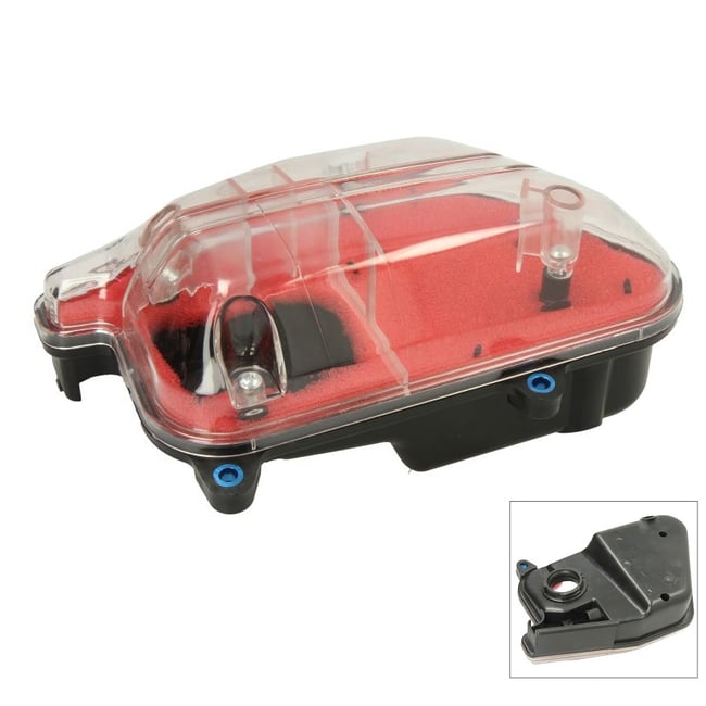 Filtru aer scuter Yamaha MBK Booster 2T 49cc, motor vertical, transparent