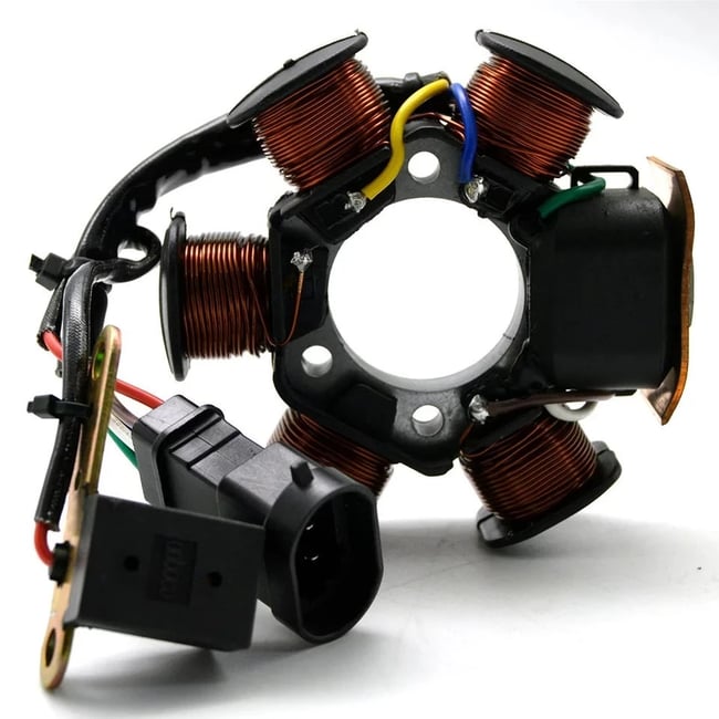 Magnetou / stator aprindere scuter Aprilia SR (04-), Derbi (03-), Gilera Runner (03-), Piaggio NRG (04-), Vespa LX - S (04-) 2 Timpi 50cc