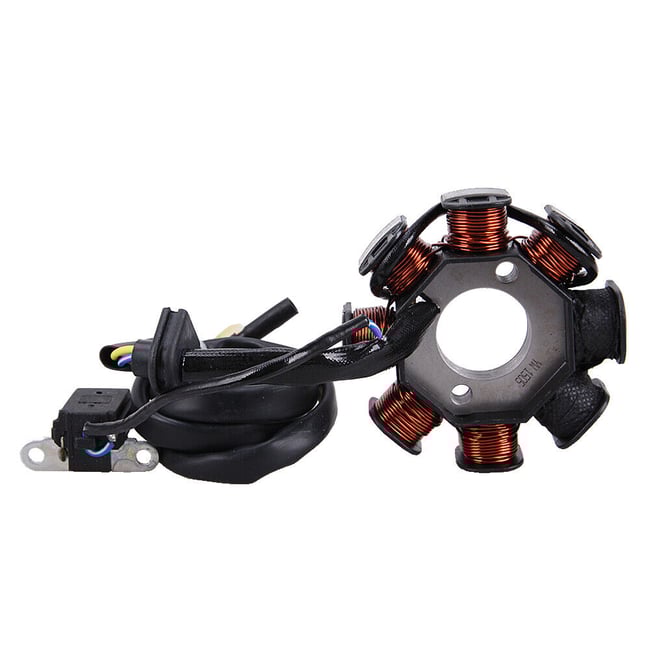 Magnetou / stator aprindere scuter GY6 50cc, 80cc, 8 bobine, 4 fire