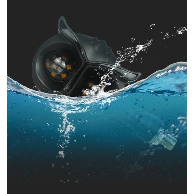 Set 2 semnalizari moto cu led 12V, semnalizare galbena, lumina zi alba, model ZC-MOTOY