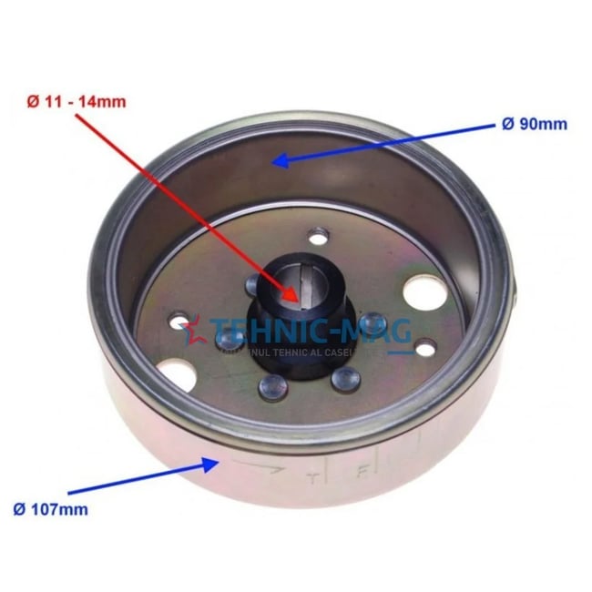 Volanta magnetou scuter chinezesc Gy6 4T 50cc-80cc