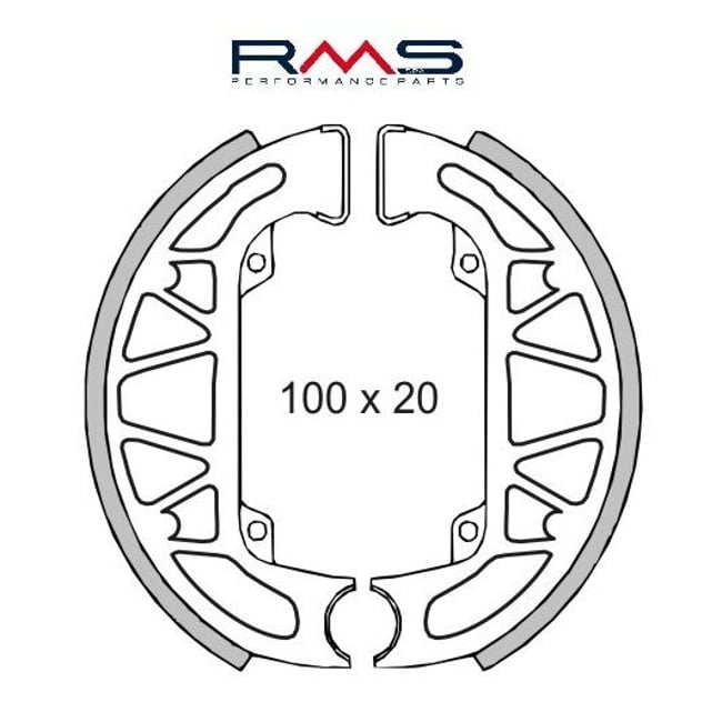 Saboti frana scuter Gilera Easy Moving, Storm, Piaggio, NRG, Typhoon 50cc-80cc