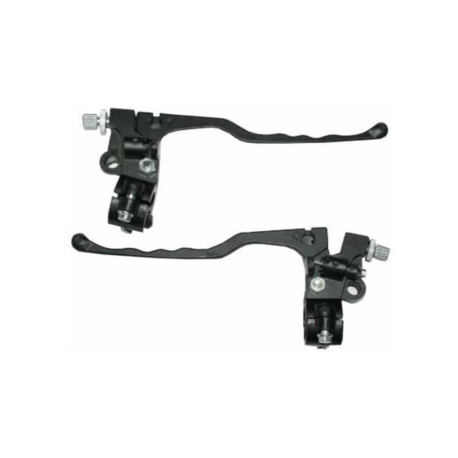 Set 2 manete frana cu suport oglinzi pentru scuter