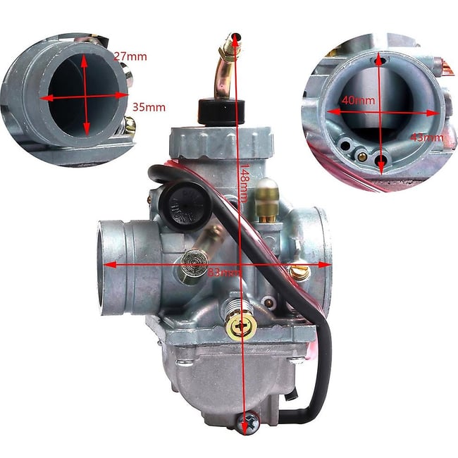 Carburator motocicleta Yamaha DT125, DT175, RX125, TZR125, RM65, RM80, RM85