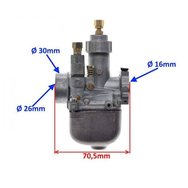 Carburator moto Simson S51, SR50 Enduro, model 16N3-4