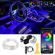 Banda Smart RGB luminoasa pentru interiorul masinii, Lumini controlabile prin aplicatie