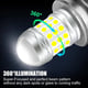 Becuri Auto LED H4 cu Două Faze Cu Lupă - 42 SMD 6000K - 10000LM - Putere 120W