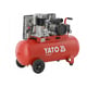 Compresor aer, cu ulei, Yato YT-23310, 2200 W, 100 litri, 10 bar, debit 360 L/min, 2 prize de aer