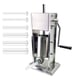 Masina de umplut carnati profesional ML-S7, 7 Kg, mecanic, inox-integral, 6 palnii incluse
