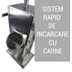 Masina de umplut carnati profesional ML-S7, 7 Kg, mecanic, inox-integral, 6 palnii incluse