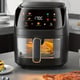 Friteuza cu aer cald, Air Fryer, afisaj digital, fereastra de previzualizare, LCD Touch Control, capacitate 10L, 3500w