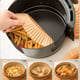 Set 100 hartii de copt sau prajit pentru airfryer, forma rotund, 20 x 4.5 cm