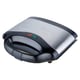 Sandwich-maker, placi antiaderente premium, inox, 750W, sistem de blocare