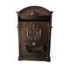 Cutie postala pentru interior / exterior, tabla otel, bronz antichizat , 26 x 9 x 41 cm