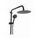 Coloana de dus Mixxus Sus-003-J Negru, baterie si para, monocomanda, furtun flexibil