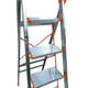 Scara pliabila cu 5 trepte, 4 trepte + 1 platforma, aluminiu, Feather Light, 125 kg