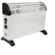 Radiator electric cu ventilator turbo BOHM BL01S, 2000 W, 3 Nivele de Putere, timer 1-24 h, suprafata incalzita 20-25 mp, termostat