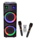 Boxa portabila, putere 200W, lumina RGB, bluetooth V5.3, microfon wireless, karaoke, telecomanda, aux, usb