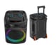Boxa portabila, putere 120W, lumina RGB, bluetooth V5.3, microfon wireless, karaoke, telecomanda