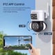 Camera de supraveghere, WIFI, 4+4MP 4K HD, 10X Zoom, IP 66, ALARMA, MICROFON, CONTROL APLICATIE