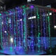 Instalatie de Craciun 3 M x 1 M, Perdea Ploaie Multicolor, 132 Leduri, 8 jocuri de lumini