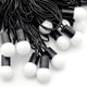 Instalatie de Craciun, 6 metri, 40 Leduri Tip Globulete, Fir Negru, Multicolor