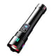 Lanterna LED cu zoom telescopic, P45, reincarcabila, focus ajustabil, 20W, 2000LM, IP43, afisaj baterie, negru