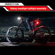 Set lumini pentru bicicleta far, moduri de iluminare, 120lm, lumina stop spate LED, Impermeabil IPX65, Incarcare USB, acumulator incorporat 800 mAh, 4 Leduri, accesorii bicicleta