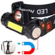 Lanterna de cap reincarcabila, LED + COB, 2 moduri de iluminare, 200lm